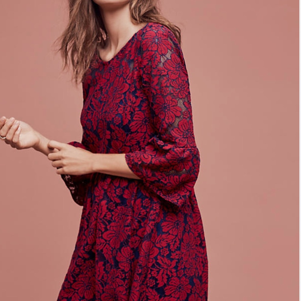 Anthropologie Tava Lace Dress